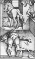 The Groom Bewitched Renaissance painter Hans Baldung black and white